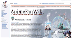 Desktop Screenshot of animefanwiki.de